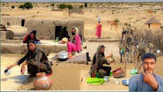 Desert Women Morning Routine In Summer Pakistan | Cooking Breakfast |Vehla larka Pakistan