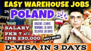 Poland Warehouse Jobs with Visa Sponsorship 2024 | Recruitment Event | Open Job Offers | Work Permit