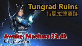 BDO | Tungrad Ruins | Awakening Maehwa | 33.4k trash/h | Lv2 LS no Agris