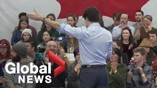 Justin Trudeau shuts down hecklers, orders them to leave