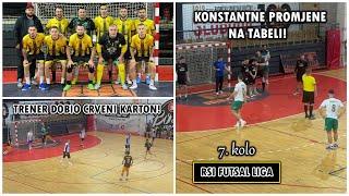 NAPETOST RASTE IZ KOLA U KOLO! NOVE PROMJENE NA VRHU TABELE! | RSI FUTSAL LIGA 7. KOLO 