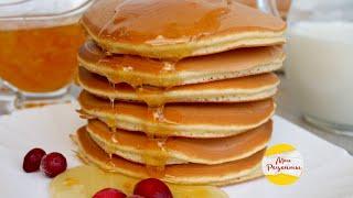 Американские ПАНКЕЙКИ (Pancakes)! Очень Простой Рецепт Американских Блинов!