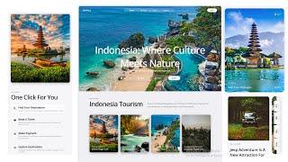 How to Create Responsive Travel Website Using Html, CSS and JavaScript | @TechnoWhiteFang