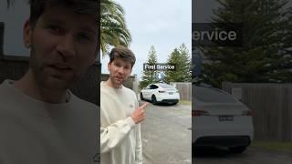 First Tesla Service after 40,000km! How much did it cost?  #modely #tesla #carmaintenance