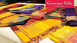 Kumaran Silks Pure Silk cotton Korvai Silk cotton Kalamkari Silk cotton sarees collection