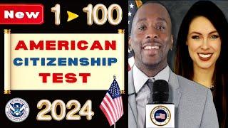 1 to 100 US Citizenship Test 2024 Questions, Easy Answers, Ciudadania Americana, Interview, Question