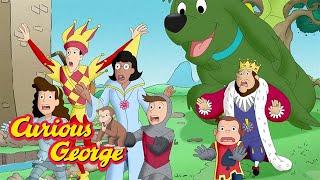 George looks after a medieval castle   Curious George  Kids Cartoon  Kids Movies