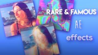 popular & rare AE effects