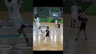 left wing shutting video handball