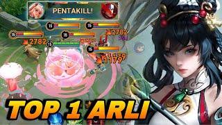 TOP 1 ARLI EASY PENTAKILL WITH LIGHTSPEED COMBO & DIABOLICAL DAMAGE! ARLI BEST BUILD & ROTATION HOK