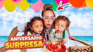 FIZEMOS UMA SURPRESA PARA O ANIVERSÁRIO DA MÃMAE - FAMÍLIA BELLA E LUCCA SHOW