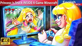 Princess is Stuck INSIDE A Game Minecraft  Bedtime Stories Fairy Tales @WOAFairyTalesEnglish