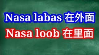 #11 Tagalog to Chinese (Mandarin)Inside, Outside, Front, Back in Mandarin