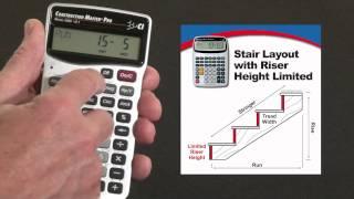 Construction Master Pro DT Riser Limited Stair Layout How To