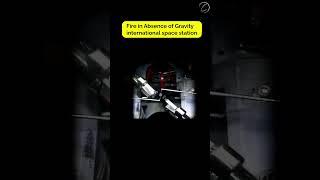 How Fire behaves in no Gravity #iss #space #nasa
