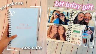 making my best friend's BDAY GIFT * Huge scrapbook*