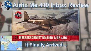 It Finally Arrived! Airfix 1/72 Scale Me 410 inbox review