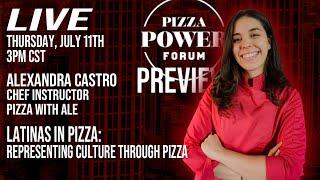 Menus that Perform & Latinas in Pizza - Alexandra Castro