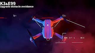 最新款的E99無人機 性能更「強悍」 折疊便捷外型 多項硬核技術加持 過硬的飛行穩定系統 升級新一代飛行智能系統飛行更加穩定，更易上手