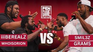 WHOISORION & iiiBEREALZ vs GRAMS & SMIL3Z | PenGame Rap Battle 2024