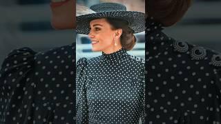Princess Kate along with Princess Charlotte in a classic polka-dot midi dress.
