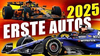 Erste neue Formel-1-Autos 2025 auf der Strecke! | McLaren & Williams im Technik-Check