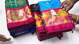 Pochampally pure soft silk sarees handloom | one day offer price