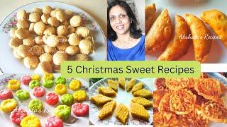 5 Christmas sweet recipes part 1|Goan sweets@akshatasrecipes#goan#christmassweets#kuswar#milkcream