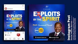How to Design a Church Flyer With Blending Background in Pixellab| Pixellab Tutorial | Diko Graphics