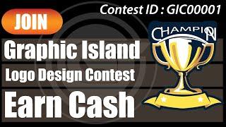 Earn Cash with Graphic Island Logo Design Contest -01 | Make money with graphic design skills