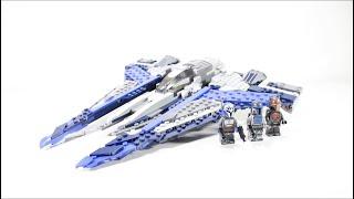 LEGO Mandalorian Starfighter Speed Build