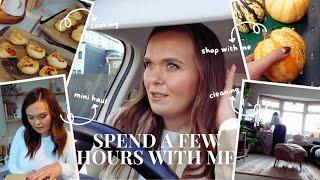 SPEND A FEW HOURS WITH ME | WORK PREP, SHOP WITH ME & CLEANING