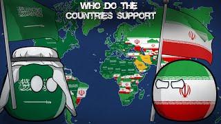 WHO DO THE COUNTRIES SUPPORT? Saudi Arabia or Iran?  Alternative Mapping P16