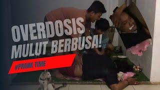 Prank overdosis | SAMPE NANGIS LIHAT TEMAN KELUAR BUSA