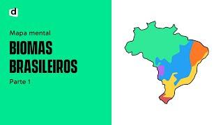 BIOMAS BRASILEIROS - Parte 1 | GEOGRAFIA | Mapa Mental | Quer Que Desenhe