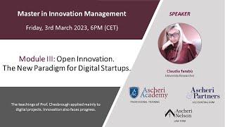 Master in Innovation Management  - Module III