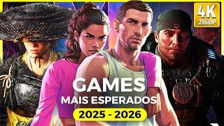 OS 60 GAMES MAIS ESPERADOS PARA 2025-2026!!