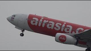 Thai AirAsia X Airbus A330-300 HS-XTG Landing and Takeoff [NRT/RJAA]