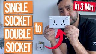 Change a Single Socket to a Double Socket (in 3 min)