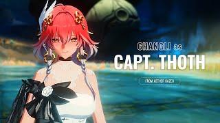 Changli As Capt Thoth (From Aether Gazer) Mod Showcase - Woju Mod - Wuthering Waves 1.4 Mod