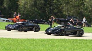 Most Expensive Hypercars Drag Racing! - Bugatti vs Koenigsegg vs Pagani and more!