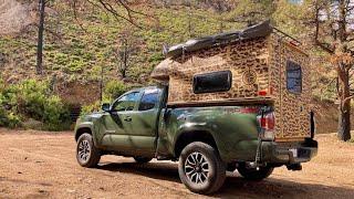 I got a new rig! (2022 4x4 Tacoma & fiberglass truck camper tour)