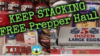 Free Prepper Haul/Weekly Grocery Haul/Huge Inflation Keep Stacking it to the roof!!