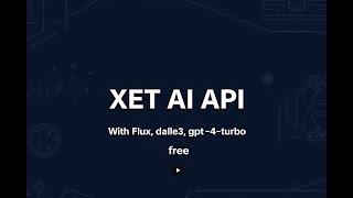 FREE AI API - Dalle3, Flux, GPT-4-Turbo, for free.