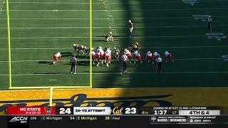 Cal misses 28 yard field goal to lose vs NC State