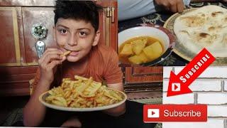 Ghar Mai Fries  banai Shaheer Ahmad World my first mini vlog #1