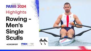 Men's Single Sculls | Heat 6 Race Highlights | Paris 2024 Olympics | #Paris2024 #Olympics