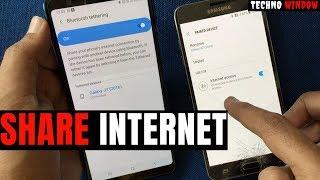 Share Internet Via Bluetooth - Bluetooth Tethering Android to Android