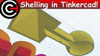 How to Hollow Out Objects in Tinkercad - Shelling Tutorial
