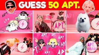 Guess APT. Songs & Variants by Their Voice ~ ROSÉ & Bruno MarsAPT Covers QUIZ